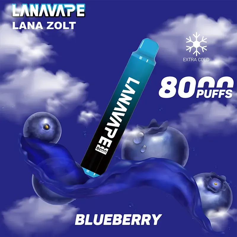 LANA 8000口一次性電子煙-ZOLT 大容量拋棄式-24種口味全現貨